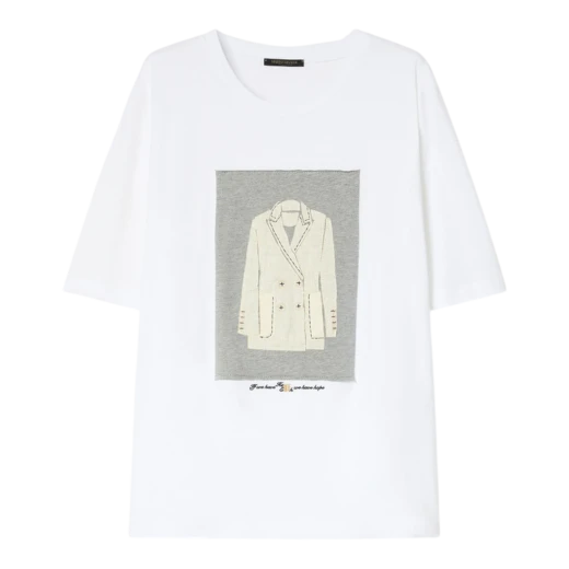 MARINA RINALDI ŽENSKA MAJICA BIJELA