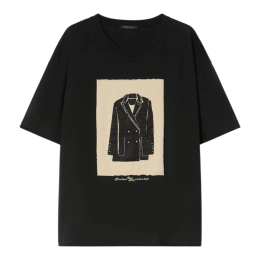 MARINA RINALDI ŽENSKA MAJICA CRNA