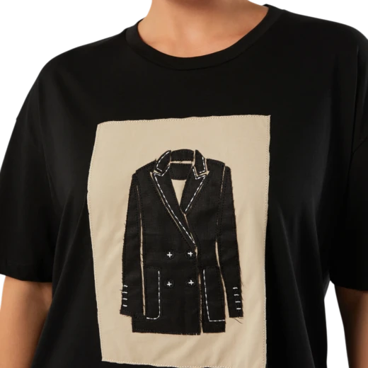 MARINA RINALDI ŽENSKA MAJICA CRNA 50434