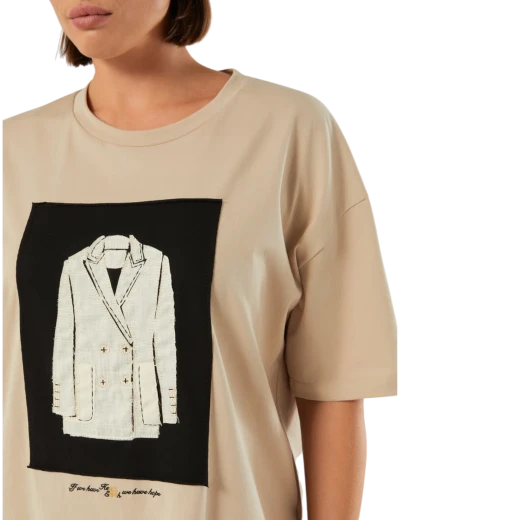 MARINA RINALDI ŽENSKA MAJICA BEŽ 50435