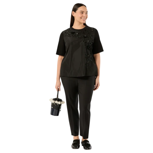 MARINA RINALDI ŽENSKA MAJICA CRNA 54391