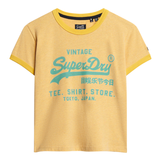 SUPERDRY ŽENSKA MAJICA ŽUTA