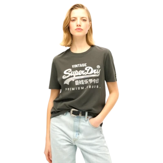 SUPERDRY ŽENSKA MAJICA CRNA 35475