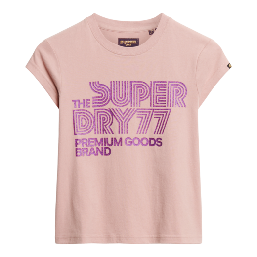 SUPERDRY ŽENSKA MAJICA ROZA 37228