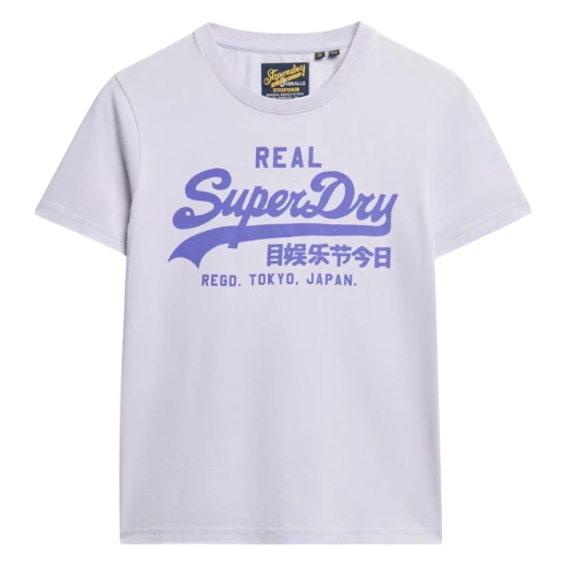SUPERDRY ŽENSKA MAJICA LJUBIČASTA