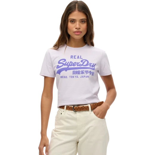 SUPERDRY ŽENSKA MAJICA LJUBIČASTA 38527