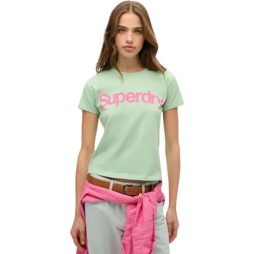 SUPERDRY ŽENSKA MAJICA ZELENA