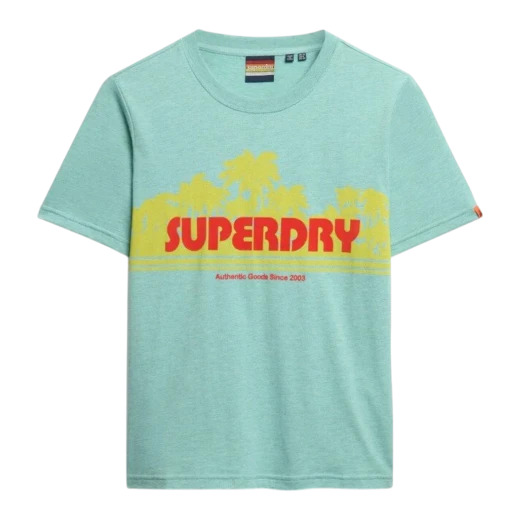 SUPERDRY ŽENSKA MAJICA ZELENA