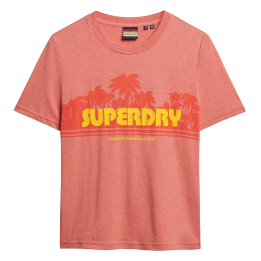 SUPERDRY ŽENSKA MAJICA NARANDŽASTA