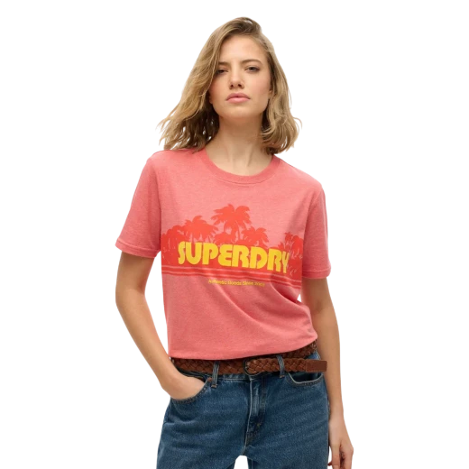 SUPERDRY ŽENSKA MAJICA CRVENA 40449