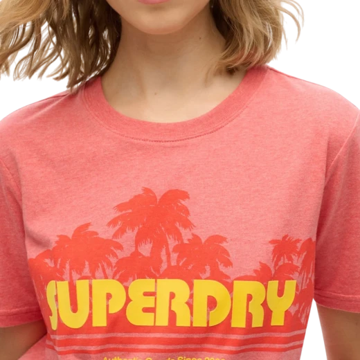 SUPERDRY ŽENSKA MAJICA CRVENA 40449