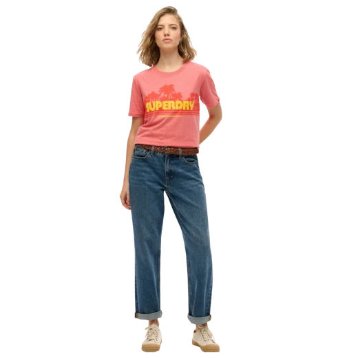 SUPERDRY ŽENSKA MAJICA CRVENA 40449