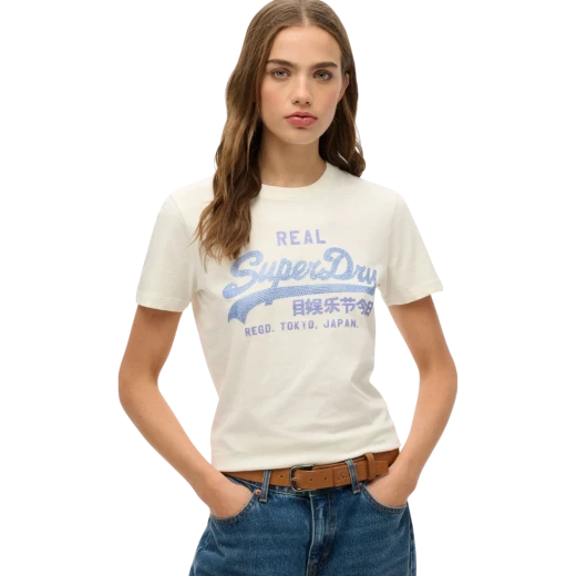 SUPERDRY ŽENSKA MAJICA BIJELA 40451