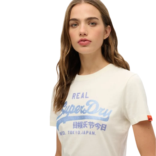 SUPERDRY ŽENSKA MAJICA BIJELA 40451