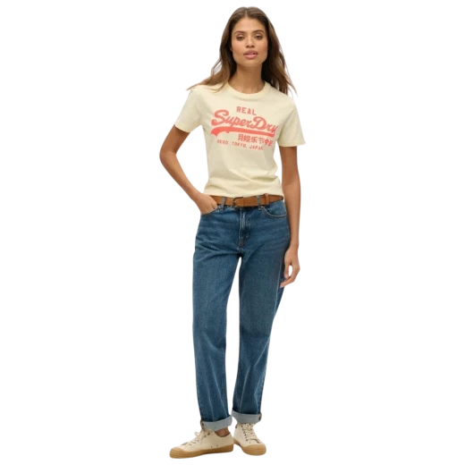 SUPERDRY ŽENSKA MAJICA BEŽ 40453