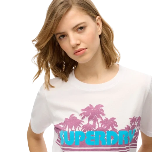 SUPERDRY ŽENSKA MAJICA BIJELA 40458