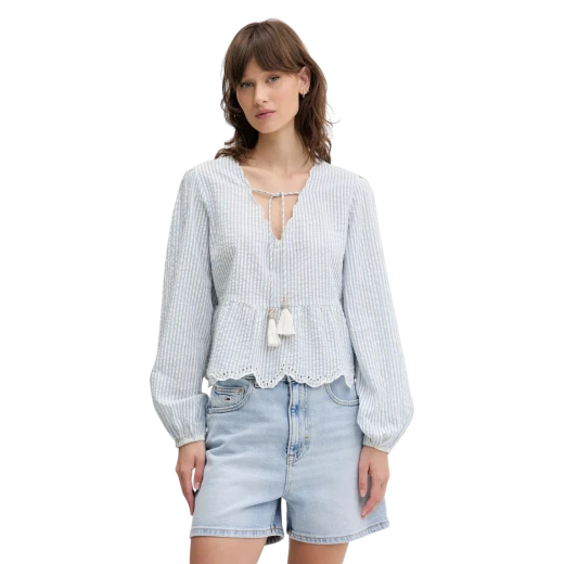 SUPERDRY ŽENSKA MAJICA PLAVA