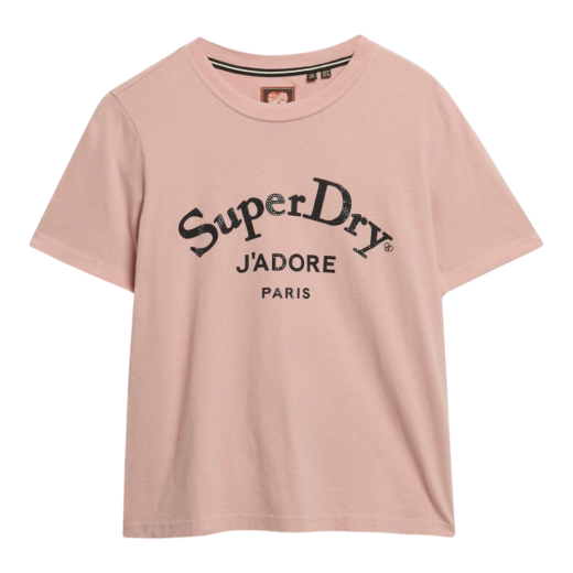 SUPERDRY ŽENSKA MAJICA ROZA