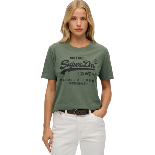SUPERDRY ŽENSKA MAJICA ZELENA 43181
