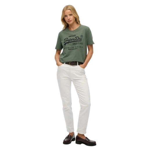 SUPERDRY ŽENSKA MAJICA ZELENA 43181