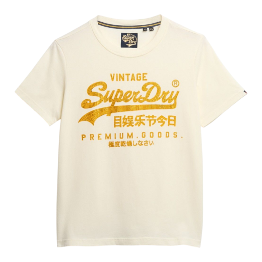 SUPERDRY ŽENSKA MAJICA BIJELA