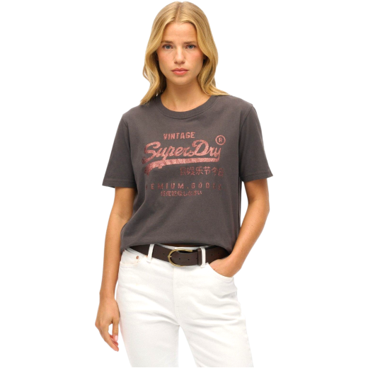 SUPERDRY ŽENSKA MAJICA CRNA 43183