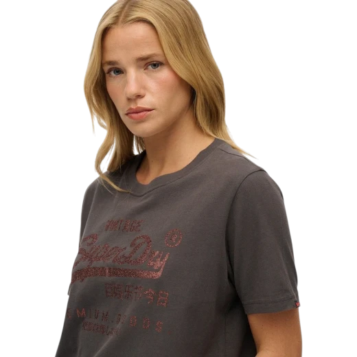 SUPERDRY ŽENSKA MAJICA CRNA 43183