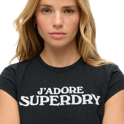 SUPERDRY ŽENSKA MAJICA CRNA 45483