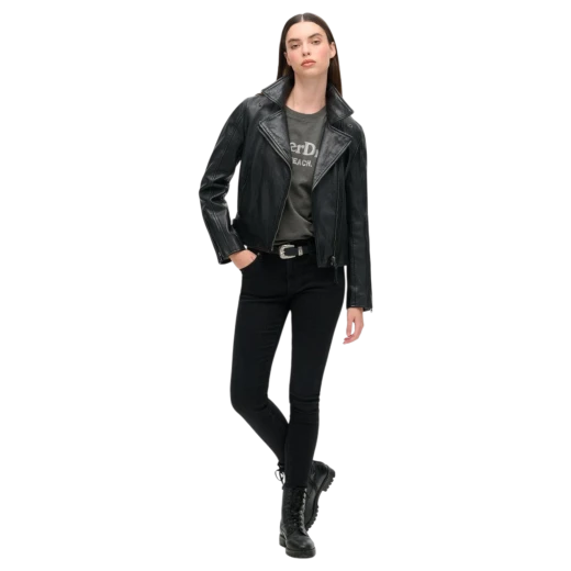SUPERDRY ŽENSKA MAJICA CRNA 47651