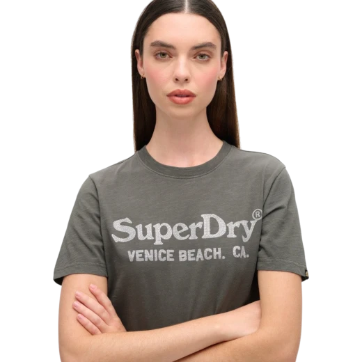 SUPERDRY ŽENSKA MAJICA CRNA 47651