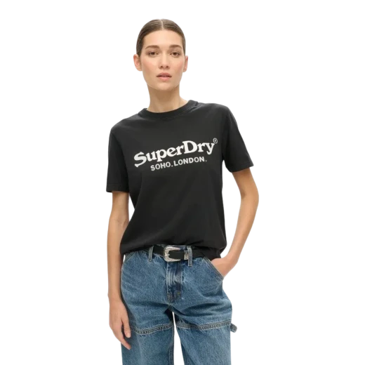 SUPERDRY ŽENSKA MAJICA CRNA 47653