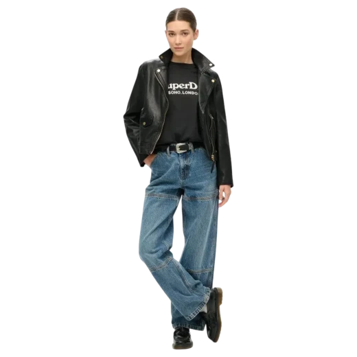 SUPERDRY ŽENSKA MAJICA CRNA 47653