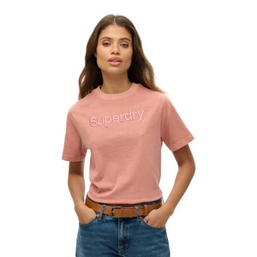 SUPERDRY ŽENSKA MAJICA ROZA