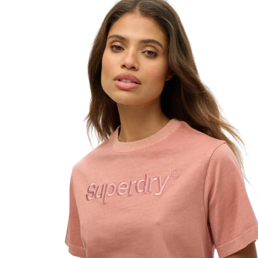SUPERDRY ŽENSKA MAJICA ROZA 47654