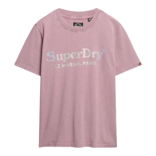 SUPERDRY ŽENSKA MAJICA LJUBIČASTA 47656