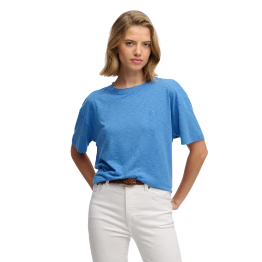 SUPERDRY ŽENSKA MAJICA PLAVA