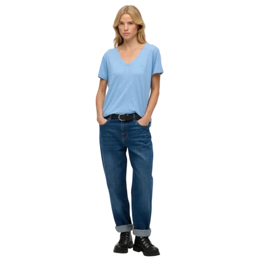 SUPERDRY ŽENSKA MAJICA PLAVA 47806