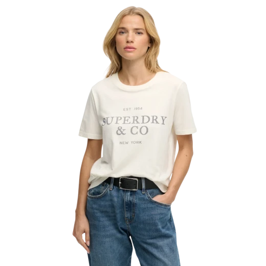 SUPERDRY ŽENSKA MAJICA BEŽ
