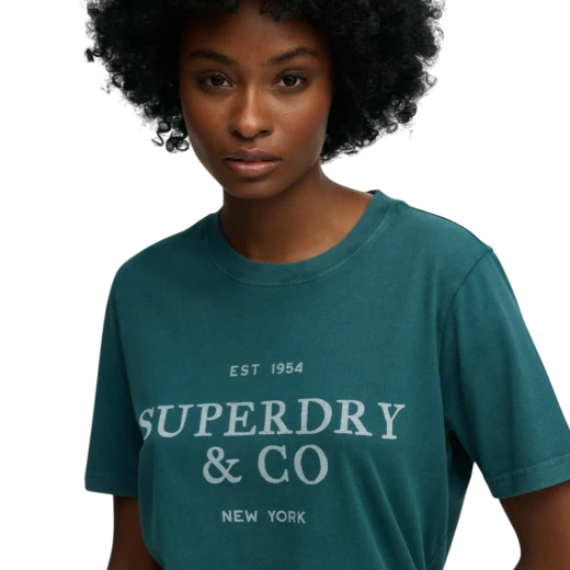 SUPERDRY ŽENSKA MAJICA ZELENA 47809