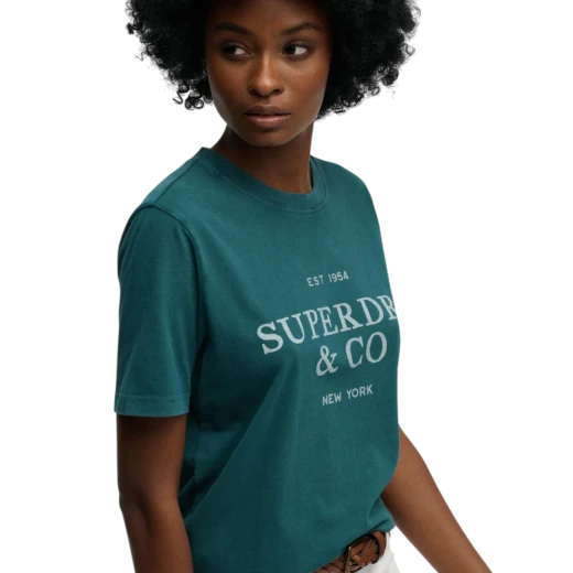 SUPERDRY ŽENSKA MAJICA ZELENA 47809