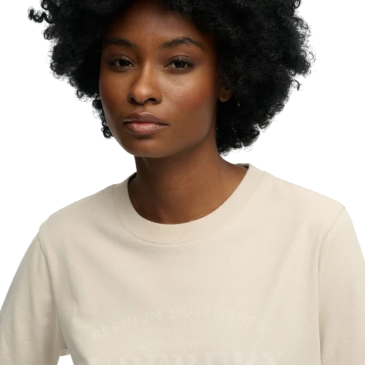 SUPERDRY ŽENSKA MAJICA BEŽ 47810