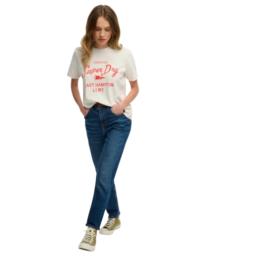 SUPERDRY ŽENSKA MAJICA BEŽ 47814