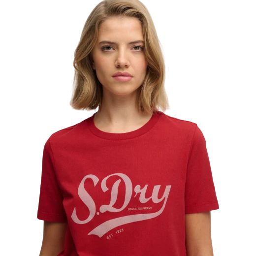 SUPERDRY ŽENSKA MAJICA CRVENA 50282