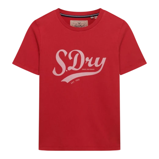 SUPERDRY ŽENSKA MAJICA CRVENA 50282