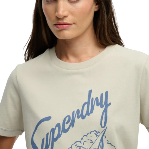 SUPERDRY ŽENSKA MAJICA BEŽ 50283