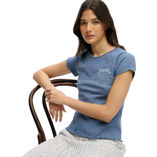 SUPERDRY ŽENSKA MAJICA PLAVA 50285