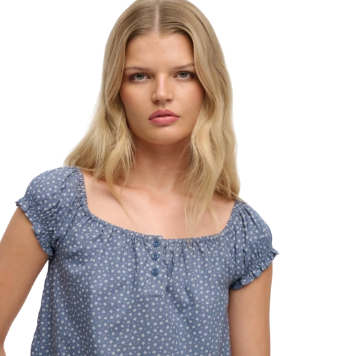 SUPERDRY ŽENSKA MAJICA PLAVA 50299