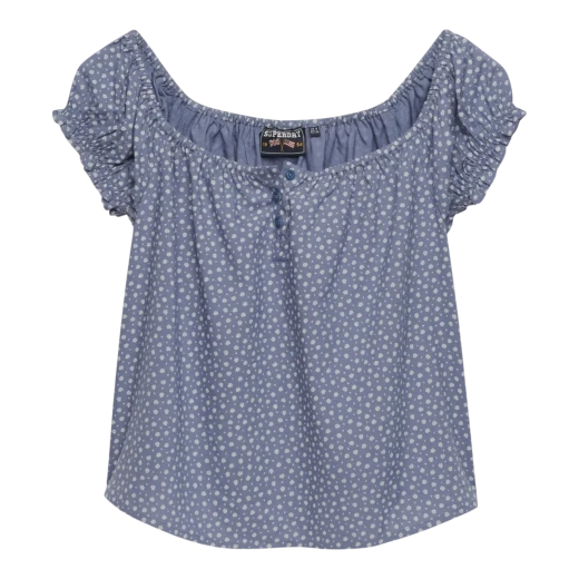 SUPERDRY ŽENSKA MAJICA PLAVA 50299