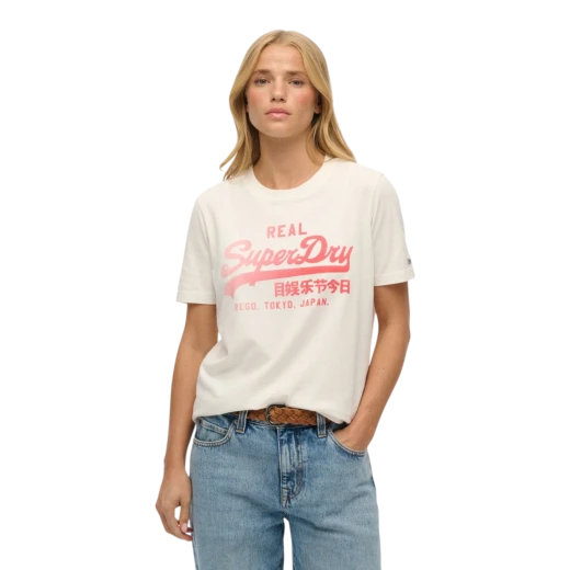 SUPERDRY ŽENSKA MAJICA BIJELA