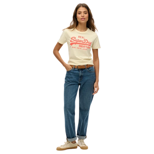 SUPERDRY ŽENSKA MAJICA BEŽ 52786